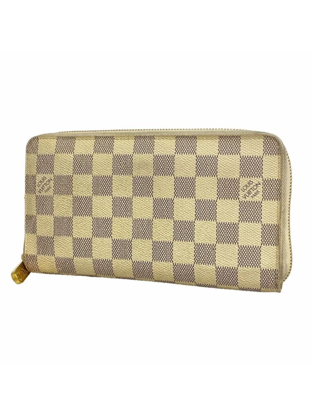 Louis Vuitton Wallet Damier Azur Zippy Organizer White